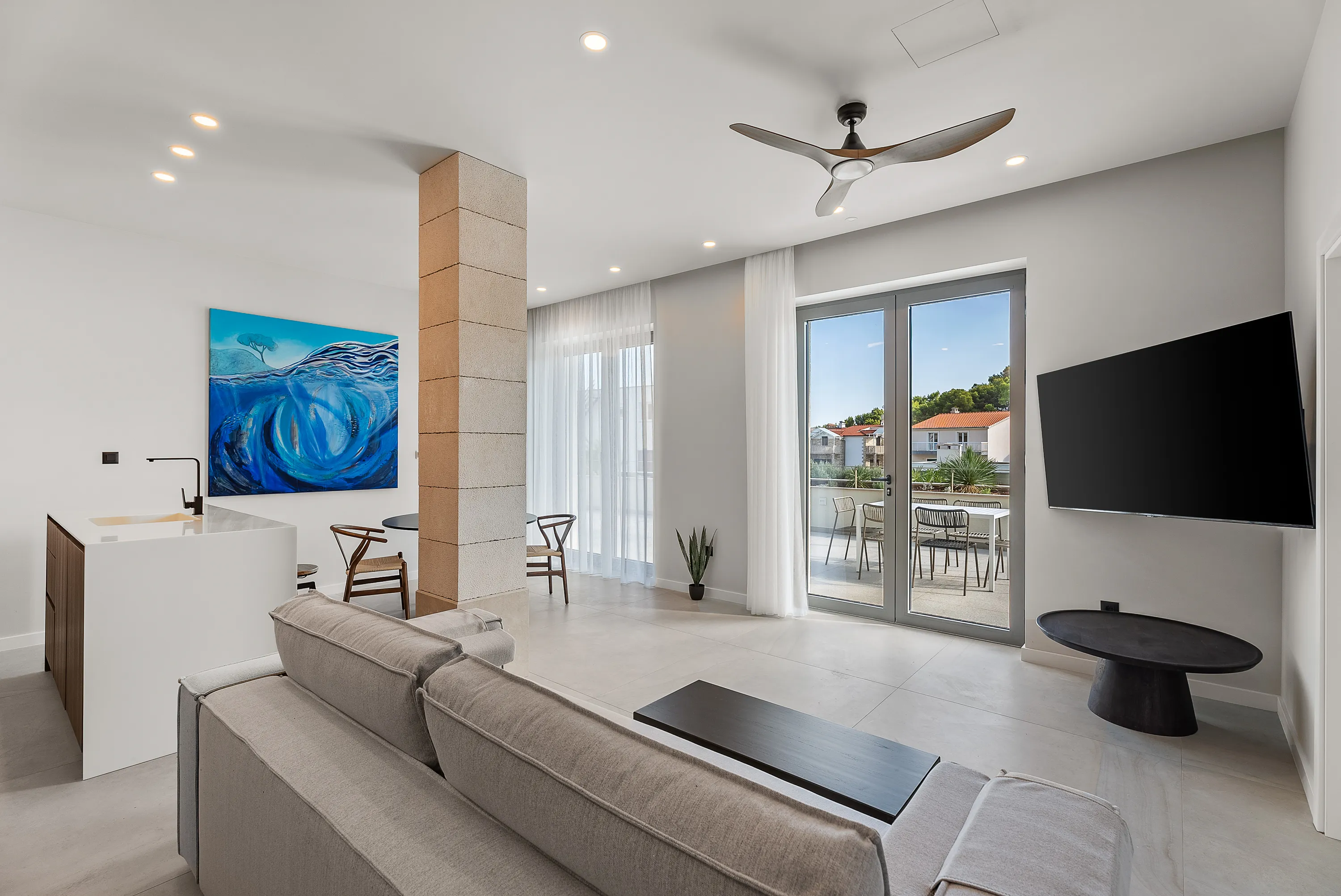 Garden Residence living area at ALMISSUM Residences